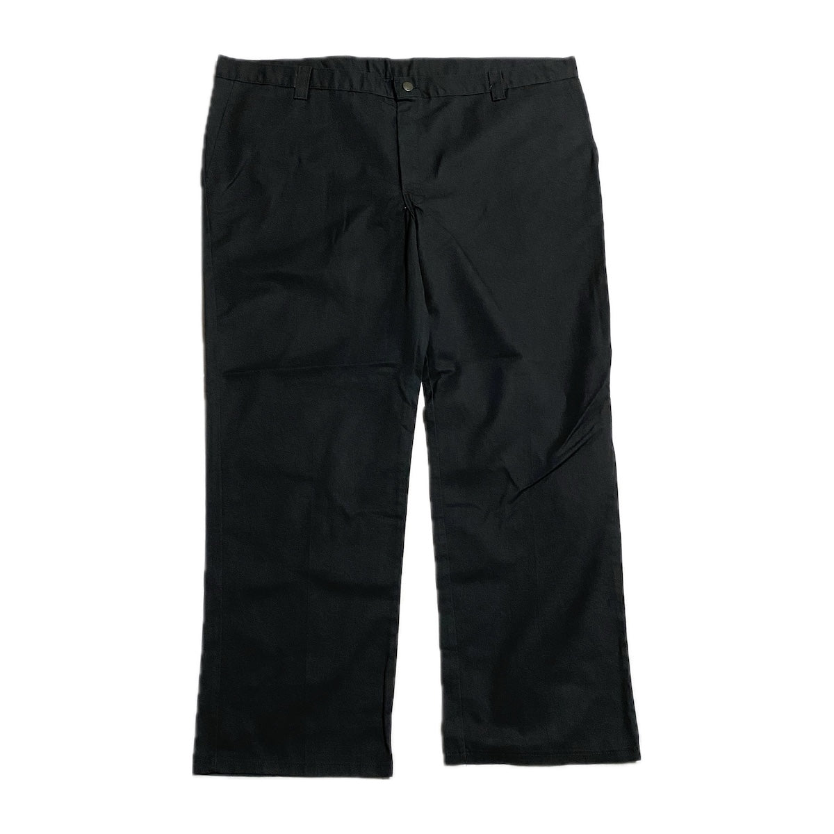 ３枚ディッキーズ　ルーズフィット　ブラックチノパン　ダブルニー W44 L30 ディッキーズ Dickies 古着 チノパン ブラック W44 L30 メンズ – 古着