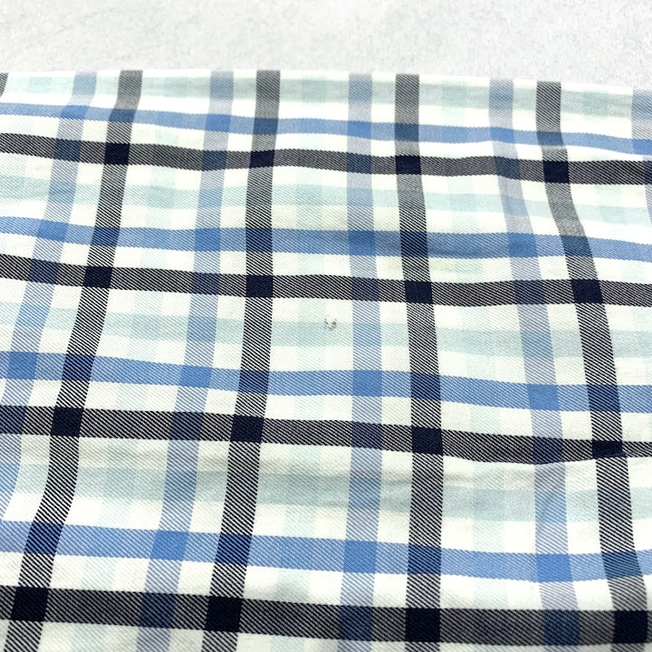 トミーヒルフィガー Tommy Hilfiger 長袖シャツ BDシャツ チェック 刺繍 メンズM