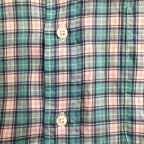 ラルフローレン 古着 BDシャツ チェック 刺繍ロゴ ゆるダボ L