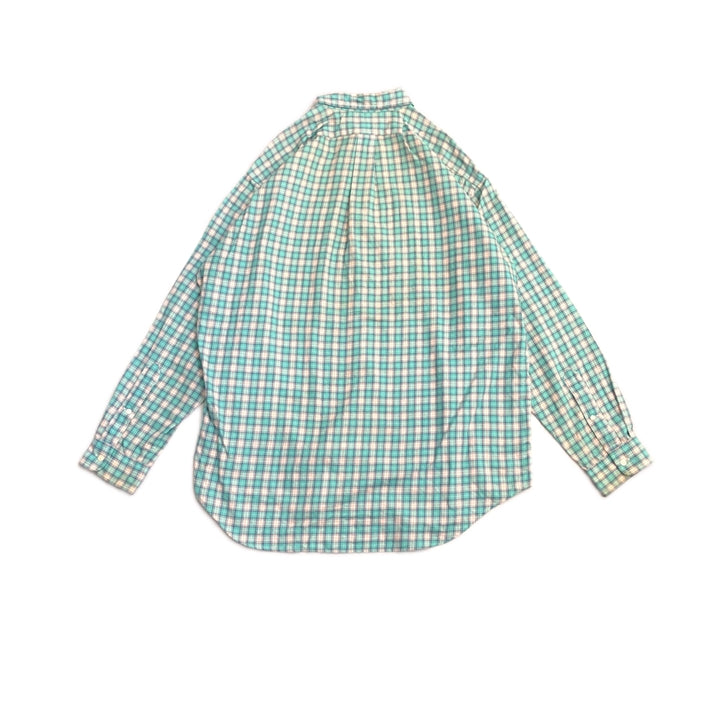 ラルフローレン 古着 BDシャツ チェック 刺繍ロゴ ゆるダボ L