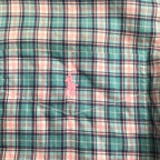 ラルフローレン 古着 BDシャツ チェック 刺繍ロゴ ゆるダボ L