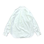 ラルフローレン 古着 長袖BDシャツ 白シャツ 刺繍ロゴ M