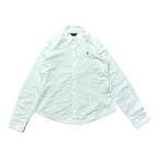 ラルフローレン 古着 長袖BDシャツ 白シャツ レディースL