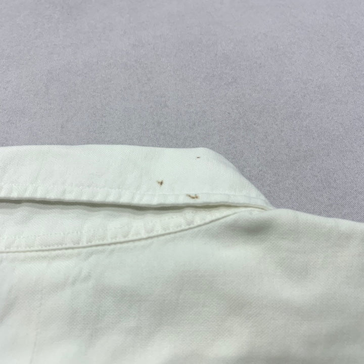 ラルフローレン 古着 長袖BDシャツ 白シャツ レディースL