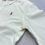 ラルフローレン 古着 長袖BDシャツ 白シャツ レディースL