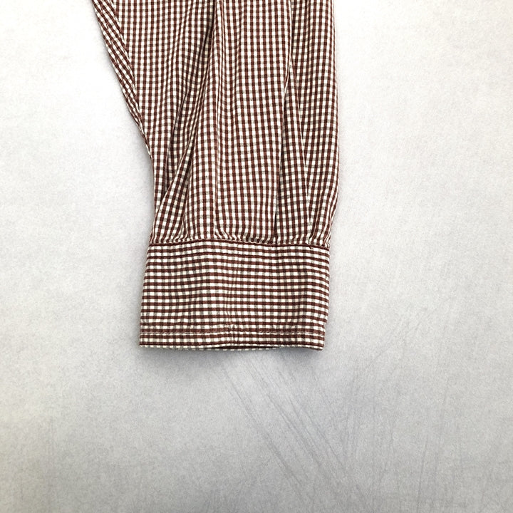 コロンビア 古着 BDシャツ チェック ゆるダボ ワンポイント XXL