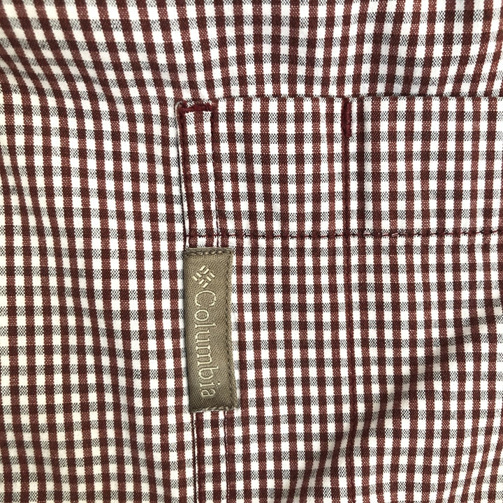 コロンビア 古着 BDシャツ チェック ゆるダボ ワンポイント XXL