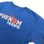 チャンピオン 古着 Tシャツ フェノムホープス 刺繍ロゴ ブルー XL