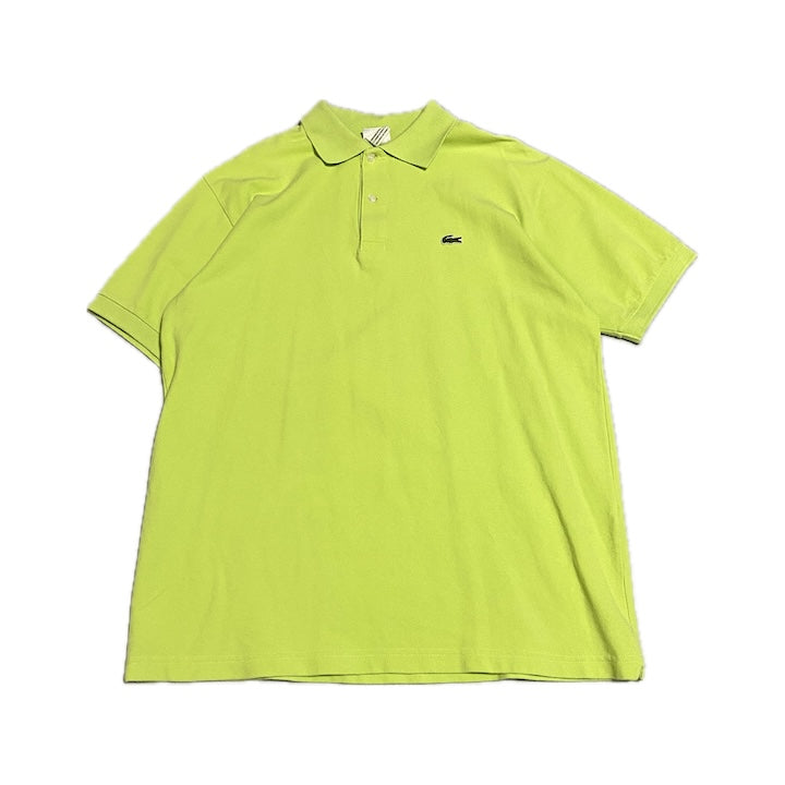 ラコステ LACOSTE 半袖ポロシャツ 刺繍ロゴ グリーン メンズXL