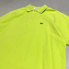 ラコステ LACOSTE 半袖ポロシャツ 刺繍ロゴ グリーン メンズXL