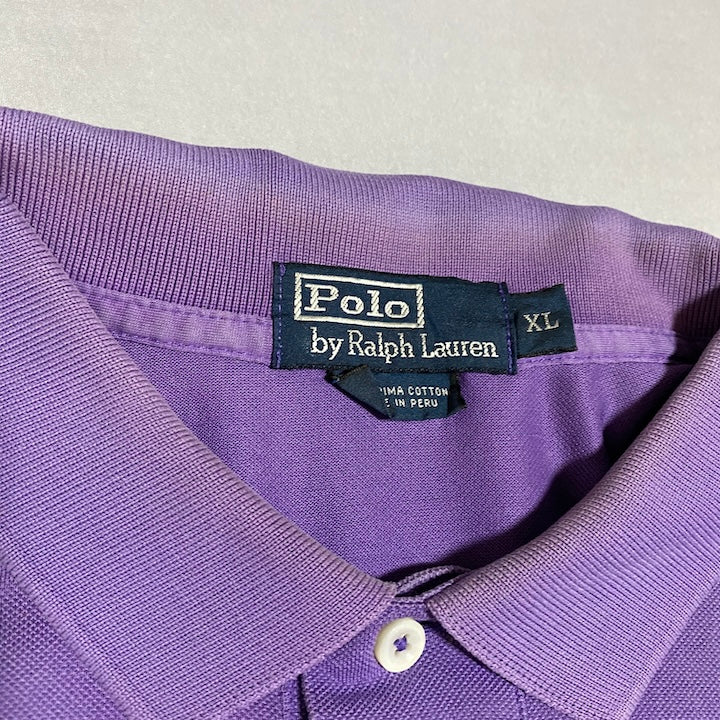 ポロラルフローレン Polo Ralph Lauren 半袖ポロシャツ パープル