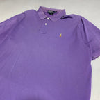 ポロラルフローレン Polo Ralph Lauren 半袖ポロシャツ パープル メンズXL