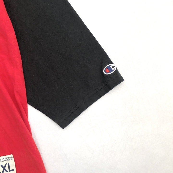 チャンピオン Champion ロンT 七分丈 ラグラン 無地 メンズ2XL