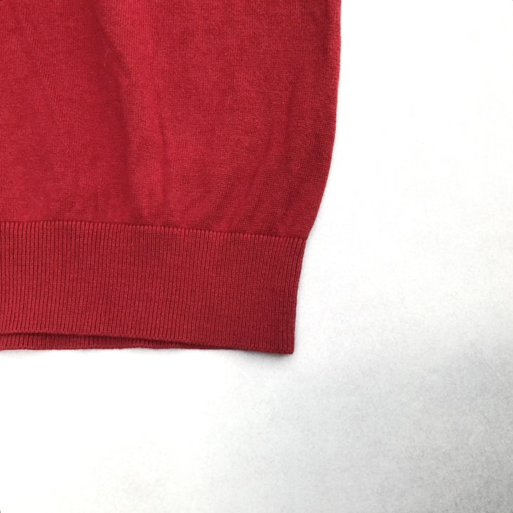 ノーティカ NAUTICA ベスト レッド 刺繍ロゴ メンズXXL
