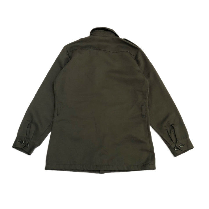 ノーブランド 古着 ミリタリージャケット ダークグレー M