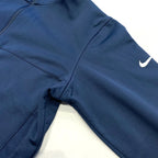 ナイキ NIKE ジャージ ハーフジップ 刺繍ロゴ ネイビー メンズM