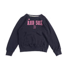 アディダス 古着 スウェット ネイビー レッドソックス レディースM