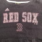 アディダス 古着 スウェット ネイビー レッドソックス レディースM