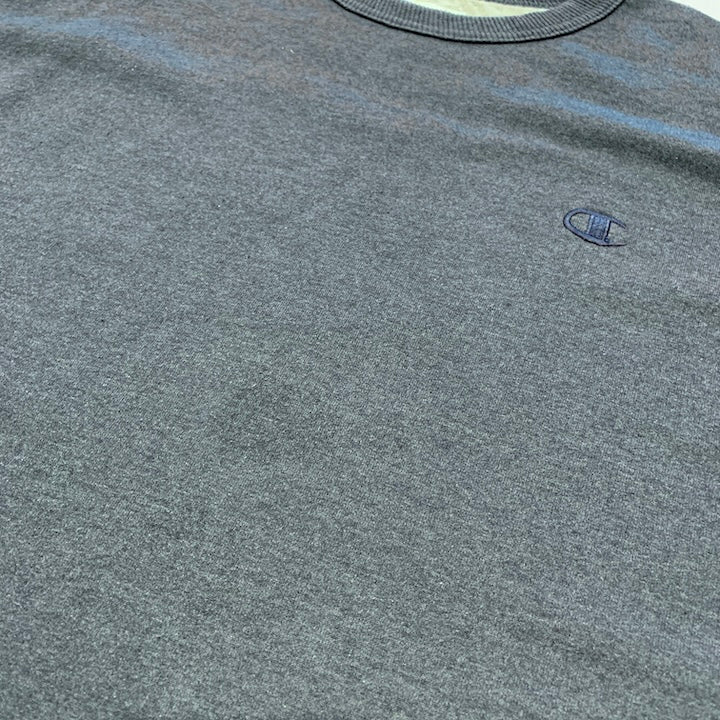 チャンピオン Champion スウェット 刺繍ロゴ ダークグレー メンズ4XL