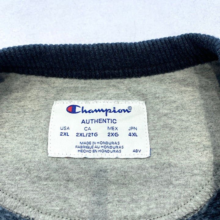 チャンピオン Champion スウェット 刺繍ロゴ ダークグレー メンズ4XL