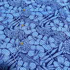 GEORGE 古着 半袖シャツ アロハシャツ ブルー XXL