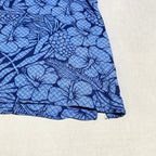 GEORGE 古着 半袖シャツ アロハシャツ ブルー XXL