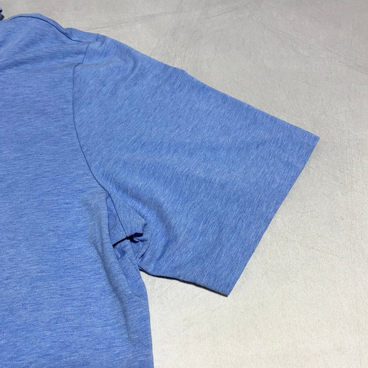 ポロゴルフ ラルフローレン 古着 半袖ポロシャツ ブルー XXL