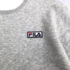フィラ FILA スウェット 裏起毛 グレー 刺繍ロゴ メンズS
