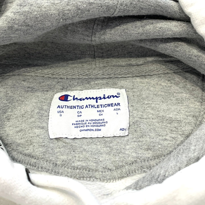 チャンピオン Champion パーカー 刺繍ロゴ ホワイト メンズL