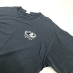 ノーブランド 古着 Tシャツ ハワイアン ブルー XL