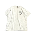 ノーブランド 古着 Tシャツ motocycliste ライトグレー Ｍ