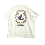 ノーブランド 古着 Tシャツ motocycliste ライトグレー Ｍ