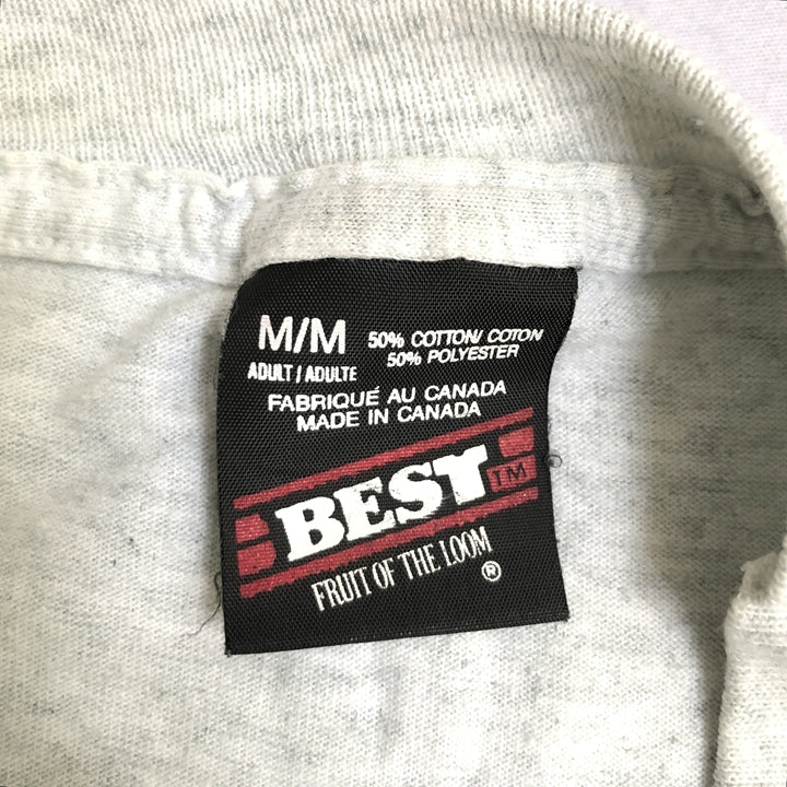 ノーブランド 古着 Tシャツ motocycliste ライトグレー Ｍ