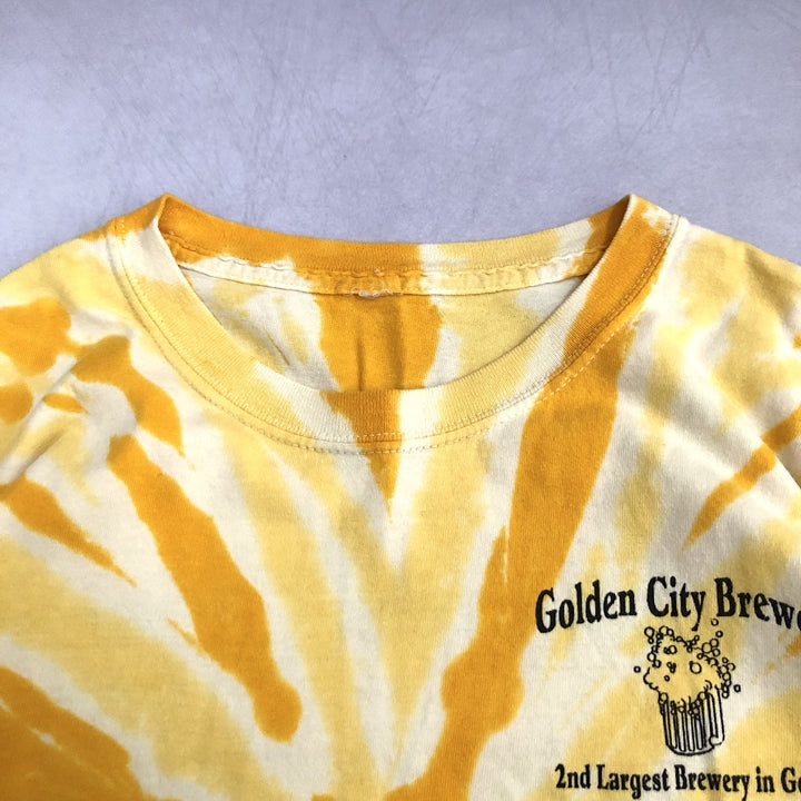 ノーブランド 古着 Tシャツ タイダイ オーバーサイズ L