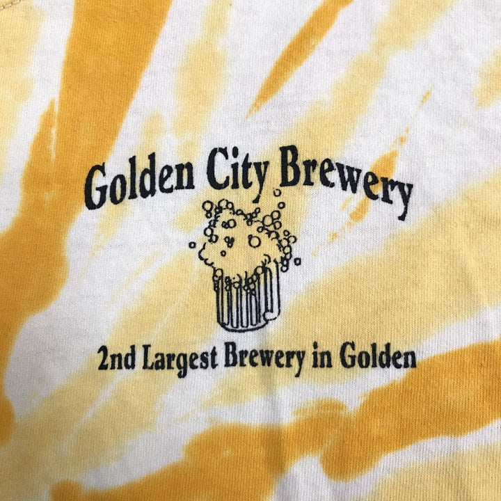 ノーブランド 古着 Tシャツ タイダイ オーバーサイズ L