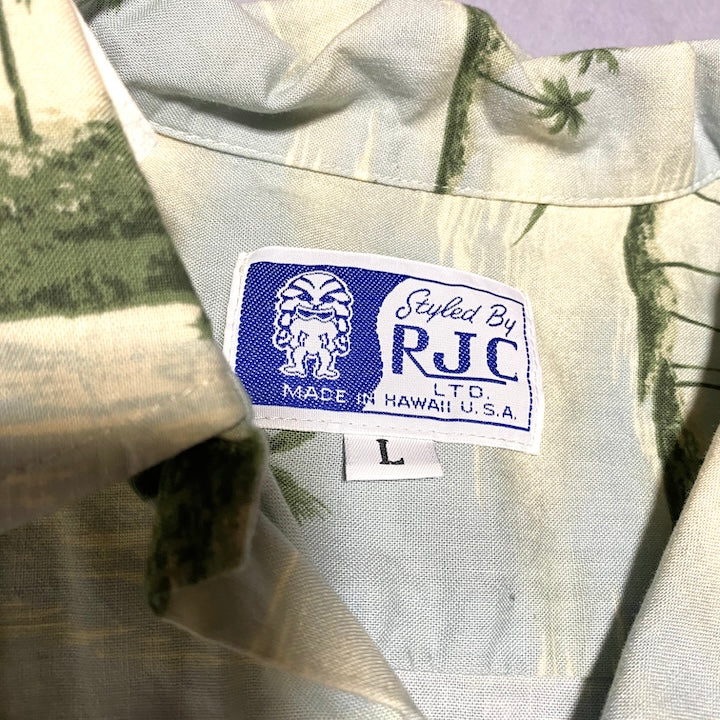 RJC 古着 半袖シャツ アロハシャツ USA製 L