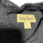 Hollis River 半袖シャツ アロハシャツ ブラック 黒 総柄 メンズXL