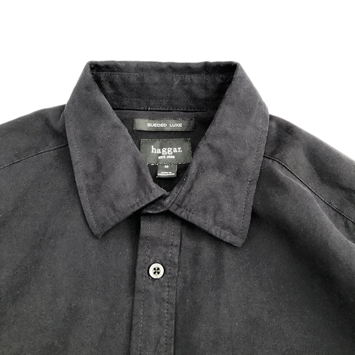 ハガー 古着 長袖シャツ オーバーサイズ ブラック M