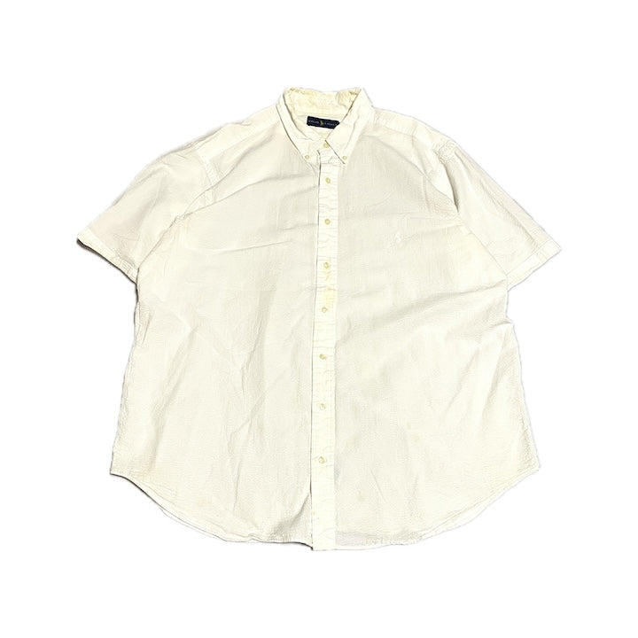 ポロラルフローレン Polo Ralph Lauren 半袖シャツ ホワイト 白 メンズXL