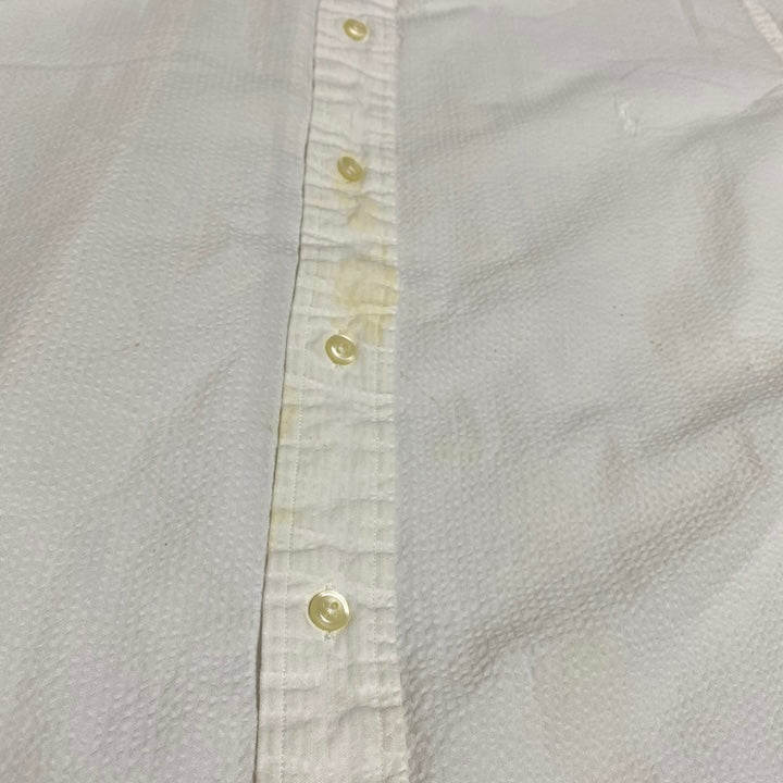 ポロラルフローレン Polo Ralph Lauren 半袖シャツ ホワイト 白 メンズXL