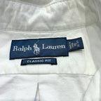 ラルフローレン Ralph Lauren 長袖シャツ BDシャツ ホワイト 刺繍 メンズL