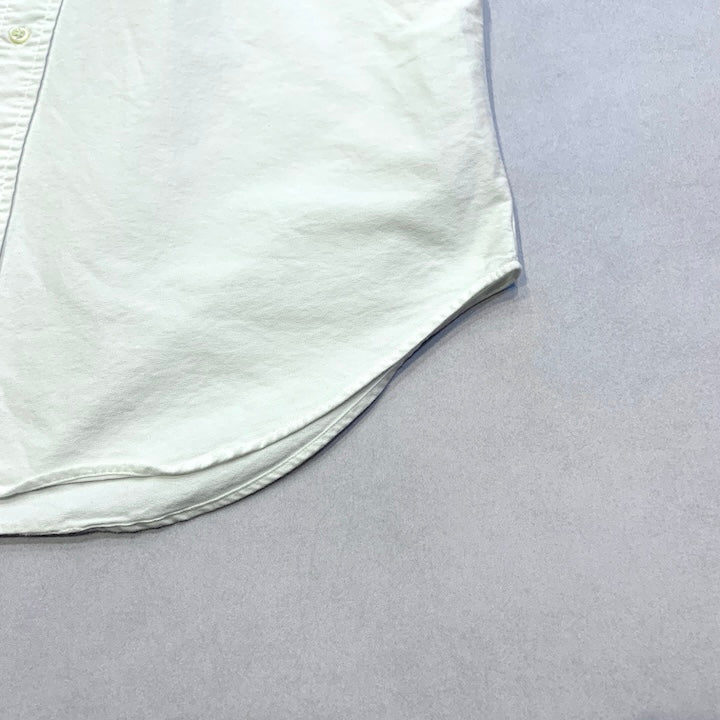 ラルフローレン Ralph Lauren 長袖シャツ BDシャツ ホワイト 刺繍 メンズL