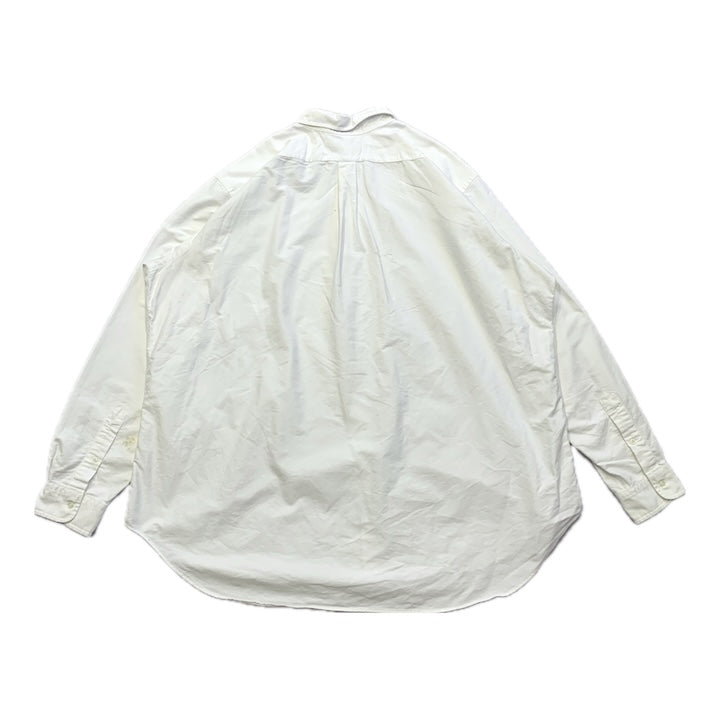 ラルフローレン 古着 BDシャツ 白シャツ 刺繍ロゴ 3XL