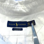 ラルフローレン 古着 BDシャツ 白シャツ 刺繍ロゴ 3XL