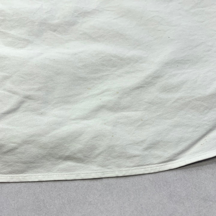 ラルフローレン 古着 BDシャツ 刺繍ロゴ 白シャツ L