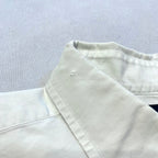 ラルフローレン 古着 BDシャツ 刺繍ロゴ 白シャツ L