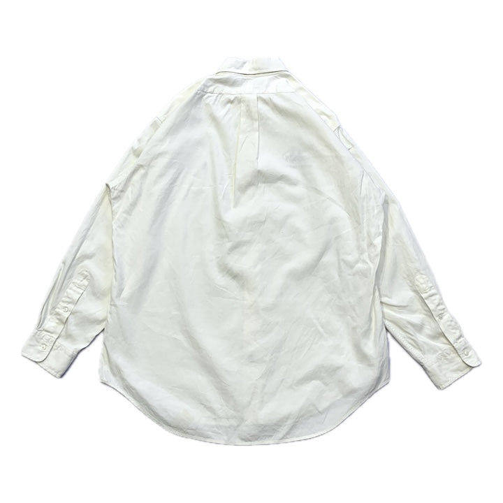 ラルフローレン 古着 長袖シャツ ヤーマス 刺繍ロゴ L