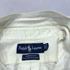 ラルフローレン Ralph Lauren 長袖シャツ BDシャツ ホワイト 刺繍 メンズXL