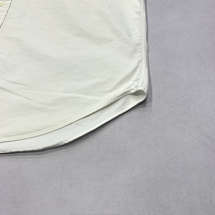 ラルフローレン Ralph Lauren 長袖シャツ BDシャツ ホワイト 刺繍 メンズXL