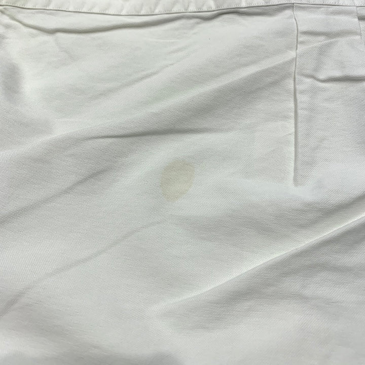 ラルフローレン 古着 BDシャツ 白シャツ 刺繍ロゴ L